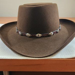 Ladies Gun Club Stetson with Silver Concha Hatband